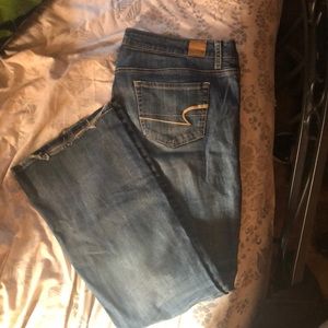 Antique wash American Eagle Blue jeans